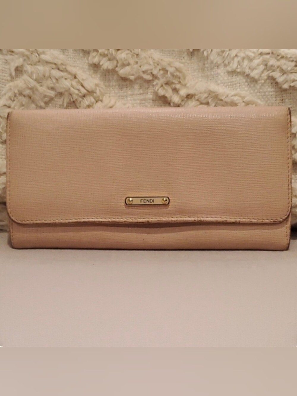 Fendi  Leather Continental Wallet